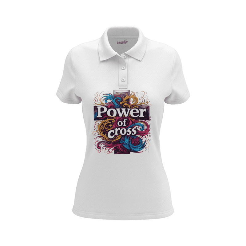 Power Of Cross Women's Polo Shirt